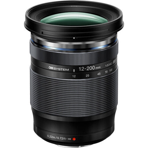 OM System 12-200mm F/3.5-6.3 (Black) Lens