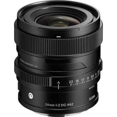 Sigma 24mm F2 DG Contemporary Lens (Black, Sony E)